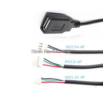 0,3 М 30 см USB-разъем для XH2.54 1,25 ZH1.5 PH2.0 XH2.54 dupont 2,54 4P проводной жгут проводов