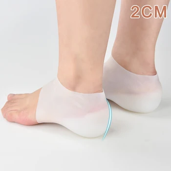 1 Пара Невидимых подкладок для носков, увеличивающих высоту Каблука, Облегчающих боль в Стельке для женщин и мужчин AIC88