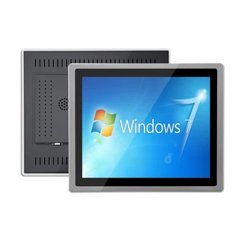 10-Дюймовый Celeron J1900 Встраиваемый промышленный Компьютер Tablet PC All-in-on с Емкостным сенсорным экраном WiFi RS232 COM для Win10 Pro