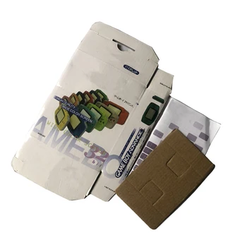 10 шт. в партии Бумажный Набор Контроллеров Защитная Коробка для игровой Консоли Картонная Упаковочная Коробка для Игровых Аксессуаров GameBoy Advance