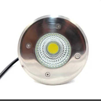 10 шт./лот IP65 20 Вт светодиодный Подземный Светильник COB, 20 Вт COB, Диаметр 120 мм, AC85-265V DC12V Наружный IP65 светодиодный Подземный светильник