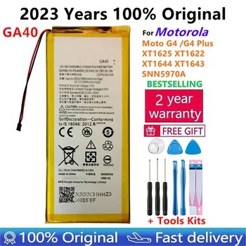 100% подлинный Оригинал Для Motorola Moto G4/G4 Plus XT1625 XT1622 XT1644 XT1643 SNN5970A Телефон 100% Новый Аккумулятор 3000mAh GA40