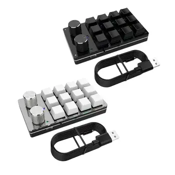 12-клавишная мини-механическая клавиатура, программируемая клавиатура, многофункциональная портативная для игр