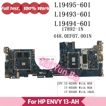 17892-1N Для HP ENVY 13-AH TPN-W136 13-ah0000 Материнская плата ноутбука L19495-601 L19493-601 L19494-601 С i5-8250U I7-8550U 8G/16G