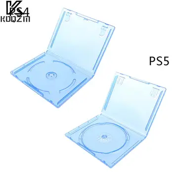 1шт Синий Прозрачный Кронштейн для хранения CD-дисков Коробка Для Playstation 5 Для игр PS5 Ps4 Чехол для одного диска Заменить