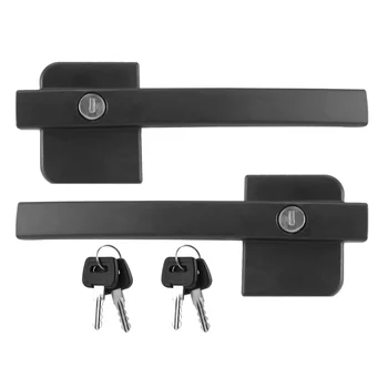 2 Шт. Левые и Правые Наружные Дверные Ручки с Ключом Черный Новый для DAF XF95/XF105 1305481L 1305482R
