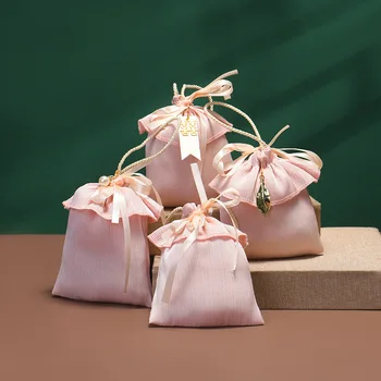 20 шт. Свадебные пакеты для упаковки шоколадных конфет, ожерелье с завязками, серьги, подарочная сумка для ювелирных изделий, коробка для подарков на День Рождения, Аксессуары