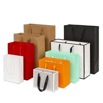 2021 новый дизайн, индивидуальные многоразовые упаковочные пакеты, рекламные бумажные сумки