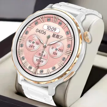2023 Новые умные часы для женщин, часы для звонков по Bluetooth, Мужские мониторы артериального давления, Водонепроницаемые умные часы для продажи женских часов Huawei