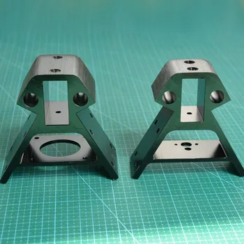 2040 алюминиевая профильная рама Нижняя/Верхняя вершина металлические угловые углы для 3D-принтера DIY Kossel XXL черного цвета