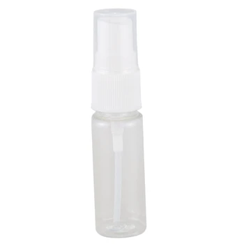 250 упаковок пустых Прозрачных пластиковых бутылок для распыления мелкодисперсного тумана с салфеткой из микрофибры, контейнер многоразового использования объемом 20 мл Идеально подходит