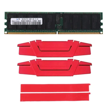2X DDR2 8GB 667MHz RECC RAM + Охлаждающий Жилет PC2 5300P 2RX4 REG ECC Серверная память RAM Для рабочих станций