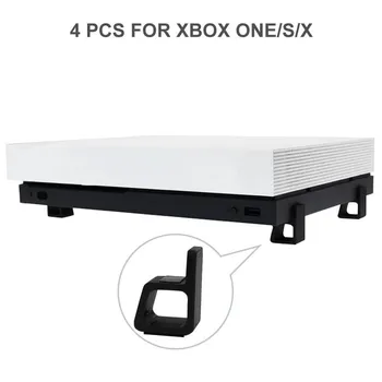4 шт. Охлаждающая подставка для игровой консоли Xbox One S/X, горизонтальный кронштейн для увеличения Высоты, настольная подставка для ног, аксессуары для Xbox One