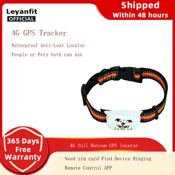 4G GPS-трекер для домашних животных, полный Netcom GPS-локатор, Водонепроницаемый, Анти-потерянный, Поиск устройства, приложение для дистанционного управления, Собака, кошка, животные