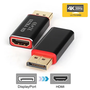 4K Display Port To HDMI Мужской женский адаптер конвертер для DisplayPort DP в HDMI Новый