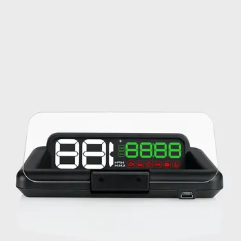 5-дюймовый GPS Спидометр, автомобильный диагностический инструмент, Автомобильное Зеркало HUD T900, Головной дисплей, Ограничитель скорости, Проектор