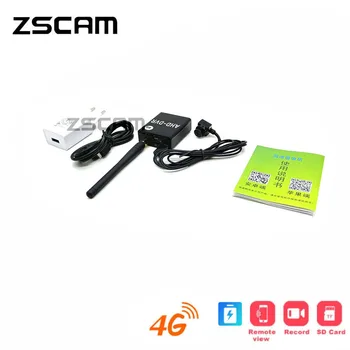 720 P/1080 P IP Мини 3G/4G Sim-карта Портативные Комплекты Камер Защита Безопасности Скрытый Дистанционный Датчик движения Cam Встроенный Аккумулятор 5 В