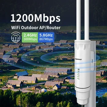 AC1200 Беспроводной Наружный AP WiFi маршрутизатор с покрытием WIFI антенна 1200 М 5 ГГц Двойной Dand wifi ретранслятор сигнала точка доступа AP roteador