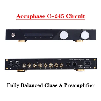 Accuphase C-245 Полностью сбалансированный предусилитель класса A Поддерживает сбалансированный XLR-Одноканальный входной и выходной Аудиоусилитель с низким уровнем искажений