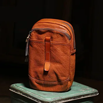 AETOO импортировала головную часть из мягкой воловьей кожи, мужскую нагрудную сумку в стиле ретро, кожаную сумку через плечо, сумку для iPad, летнюю спортивную сумку для ручной клади