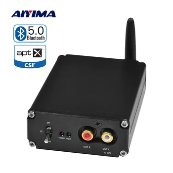AIYIMA CSR8675 + ES9038 APTX HD Bluetooth Декодер DAC Bluetooth 5,0 Приемник Коаксиальный Волоконный RCA Выход DIY Аудио Усилители