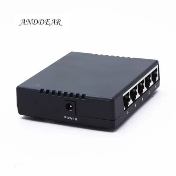 ANDDEAR-Z1 пассивный 5-портовый Poe-коммутатор 12V 4/5 + 7/8- ethernet 10/100 Мбит/с poe 4-портовый коммутатор питания для IP-камер видеонаблюдения