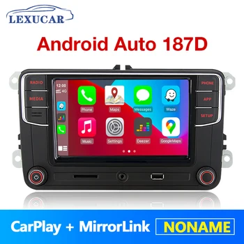 Android Auto RCD330 Carplay Автомагнитола Noname 6RD 035 187D MIB Головное устройство для VW Passat B5 B6 Golf 5 6 Jetta MK5 MK6 Tiguan CC Polo