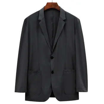 B2002-Мужской повседневный весенне-осенний костюм, мужское свободное пальто