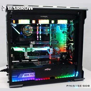 Barrow 515E-SDB, Платы Waterway для корпуса Phanteks 515E/515ETG, LRC RGB v2, Для построения процессоров Intel и одинарных /двойных графических процессоров