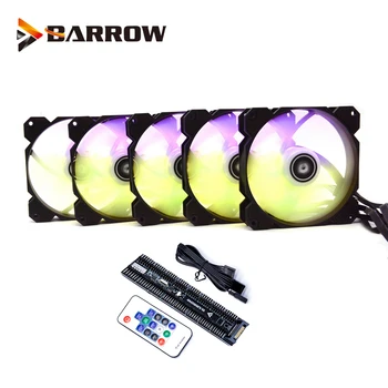 Barrow PWM Размер 120 * 120 мм Вентилятор Используется для радиатора Компьютерного корпуса с подсветкой 5V A-RGB 6PIN Заголовок/Поддержка материнской платы Aurora BF04-PR