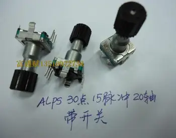 [BELLA] Аутентичный японский кодировщик ALPS EC11-30 Бит 15 поворотный кодировщик с ручкой переключателя, длина импульса 20 мм-10 шт./лот
