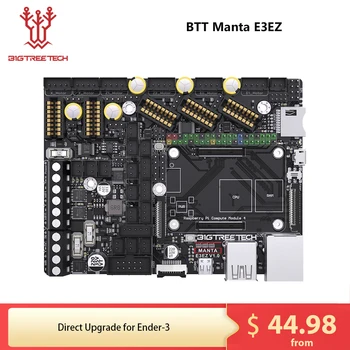 BIGTREETECH BTT Manta E3EZ 32Bit Материнская плата Плата Управления 3D Принтеры запчасти Для 3D принтера Ender3 V2 Ender5 Pro