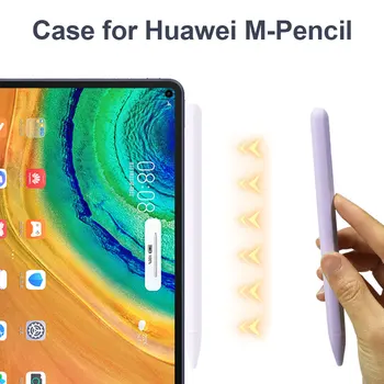 Caneta Стилус Чехол для Планшета Huawei Matepad 11 T5 T3 10 10,4 T10s M-Pencil 1 2 Мягкий Силиконовый Защитный чехол Аксессуары