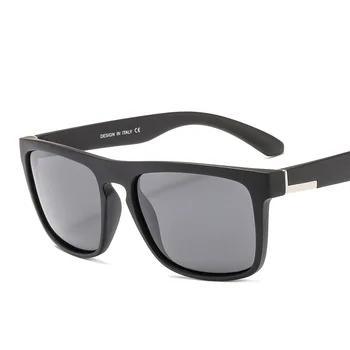 DJXFZLO 2020 новый Брендовый дизайн, Поляризованные Солнцезащитные очки для мужчин, Мода для вождения, Квадратная Черная оправа, Крутые солнцезащитные очки для Путешествий, женские