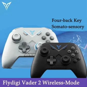 Flydigi Vader 2 bluetooth-совместимый Беспроводной Игровой контроллер для ПК, Мобильного телефона, Телевизора, ТВ-бокса, Шестиосевого Соматосенсорного Гироскопа