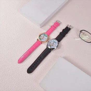HIBODY Новые часы с цветным циферблатом, сделанные своими руками, модные и универсальные кварцевые часы из сплава