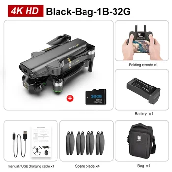 HKNA KAI ONE Pro GPS Дрон 8K HD Камера 3-Осевой Карданный Подвес Профессиональная Фотосъемка С Защитой От Встряхивания Бесщеточный Складной Квадрокоптер Игрушка