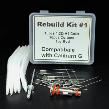 Hongxingjia Rebiuld Kit Для Caliburn G/Koko Prime Pod Mod Coil Kit 1,2 Ом Сетчатая Катушка Сопротивления Провода DIY Caliburn Pod Coil