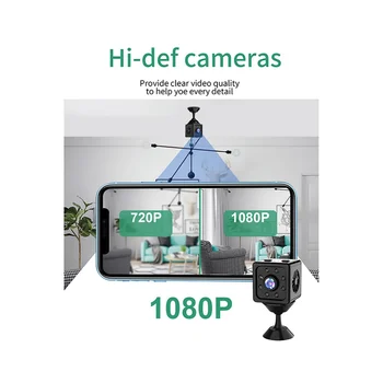 K13 WiFi HD 1080P Беспроводная мини-камера, Ночное издание, Камера Обнаружения движения, Видеорегистратор, видео Няня, Мониторинг безопасности