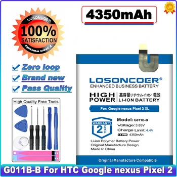LOSONCOER G011B B G011BB G011B-B Аккумулятор 4350 мАч Для HTC Google nexus Pixel 2 XL 2XL G011B Pixel XL2 G011C + Бесплатные инструменты + наклейка