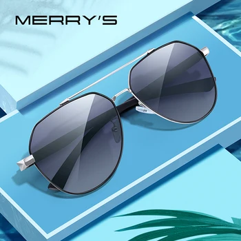 MERRYS DESIGN Мужские Классические Солнцезащитные Очки HD Поляризованные Пилотные Солнцезащитные очки Для Вождения Рыбалки TR90 Защита Ног UV400 S8258