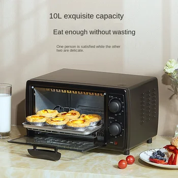 Midea Home Многофункциональная мини-печь для пиццы Емкостью 10 л Электрическая кухонная духовка Электрическая духовка для кухни Барбекю