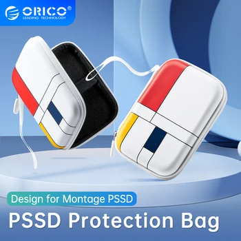 ORICO MTQ Внешний SSD-накопитель Сумка для Хранения Противоударная Защитная Коробка для Монтажа PSSD 2,5-дюймовый Жесткий диск Кабель для передачи данных U-Дисковое Хранилище