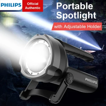 Philips SFL3101 Портативный прожектор, мощный светодиодный фонарик высокой мощности с USB-зарядкой, фонарики для самообороны на открытом воздухе
