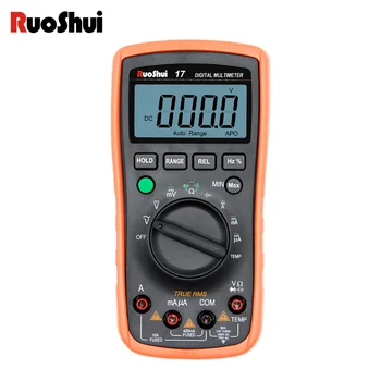 RuoShui 17 Цифровой Мультиметр Ture RMS 4000 Отсчетов AC DC Вольт Ток NCV Smart Multimetro Тестер Ом Измеритель Емкости Напряжения