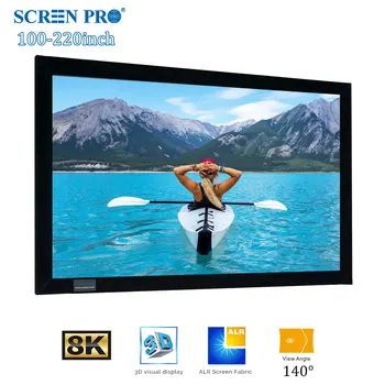 SCREEN PRO 100-220-дюймовый ALR-экран Домашнего Кинотеатра 8K с Экраном для Подавления рассеянного света Для Проектора с коротким/длинным ходом 4K 8K