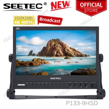 Seetec 4K133-9HSD-192 (оригинальный P133-9HSD) 13,3-дюймовый IPS 3G-SDI 4K HDMI LCD широковещательный монитор Director Настольный Алюминиевый для прямого эфира