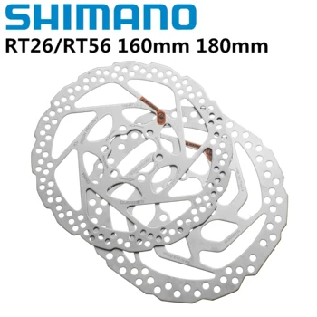 Shimano Deore RT56 RT26 160 мм 180 мм 6 Болтов Тормозного Диска Горный Велосипед Велосипедный Ротор SM-RT56 M6000 MTB Велосипеды Тормозной Диск 160 мм 180 мм