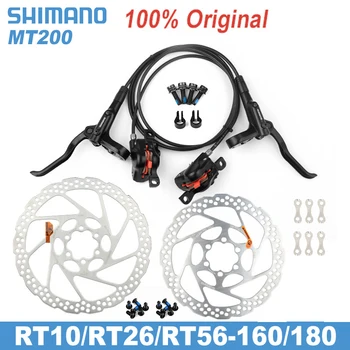 Shimano MT200 Велосипедный Гидравлический Дисковый Тормоз Велосипед BL BR MTB Дисковый Тормоз MT315 Велосипедная Деталь Аксессуары Для Велосипедов с Ротором 160 180 мм