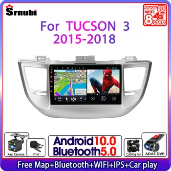 Srnubi Android 10 Автомобильный Радиоприемник Для Hyundai Tucson 3 2015 2016 2017 2018 Мультимедийный Видеоплеер GPS Навигация 2 Din RDS Головное Устройство